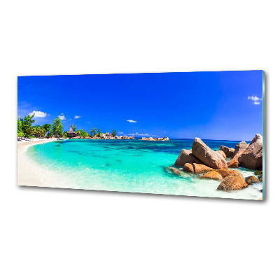 Konyhai dekorpanel Strand seychelles