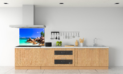 Konyhai dekorpanel Strand seychelles