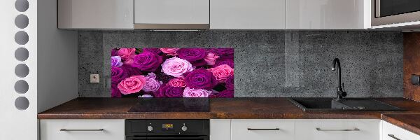 Konyhai falburkoló panel Roses