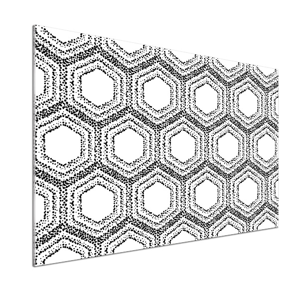 Konyhai falvédő Geometriai háttér