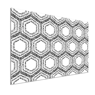 Konyhai falvédő Geometriai háttér