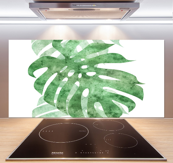 Konyhai hátfalpanel Monstera