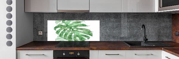 Konyhai hátfalpanel Monstera