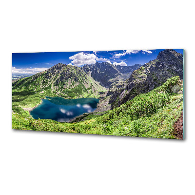 Konyhai dekorpanel Fekete tó tatry