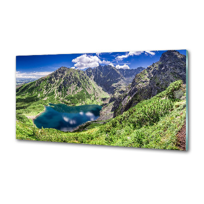 Konyhai dekorpanel Fekete tó tatry