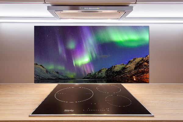 Konyhai dekorpanel Aurora borealis