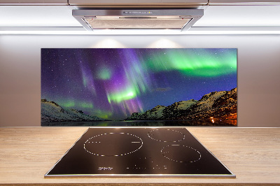 Konyhai dekorpanel Aurora borealis