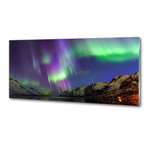 Konyhai dekorpanel Aurora borealis