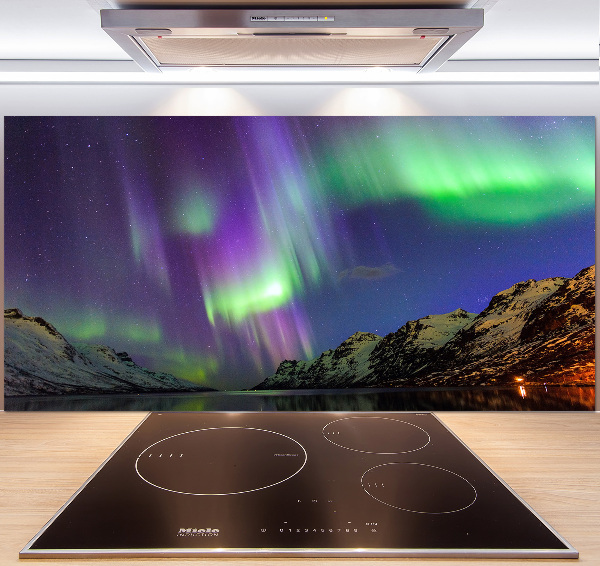 Konyhai dekorpanel Aurora borealis