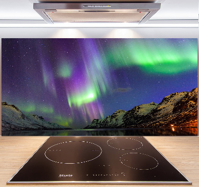 Konyhai dekorpanel Aurora borealis