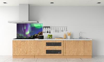 Konyhai dekorpanel Aurora borealis