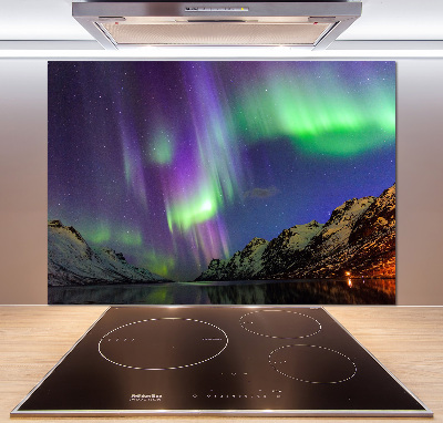 Konyhai dekorpanel Aurora borealis