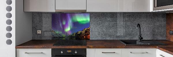 Konyhai dekorpanel Aurora borealis