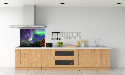 Konyhai dekorpanel Aurora borealis