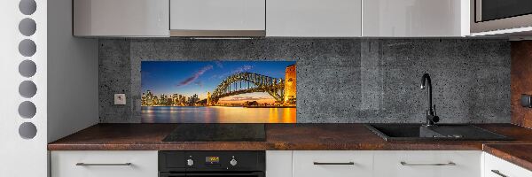 Konyhai dekorpanel Sydney panoráma