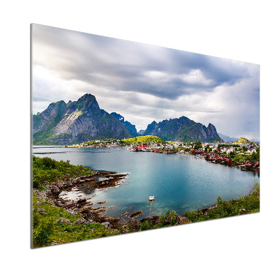 Konyhai dekorpanel Lofoten norvégia