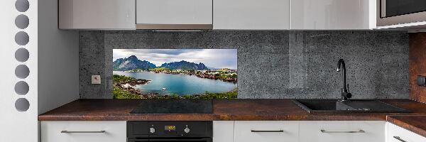 Konyhai dekorpanel Lofoten norvégia