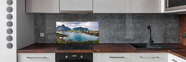 Konyhai dekorpanel Lofoten norvégia