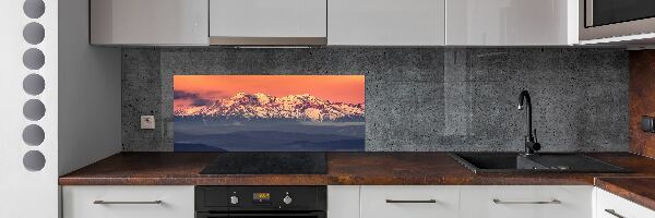 Konyhapanel Sunrise tatry