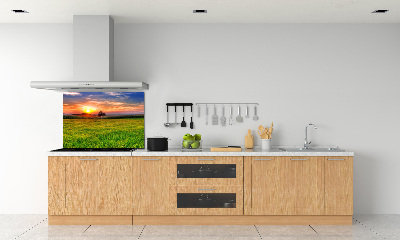 Konyhapanel Sunset meadow