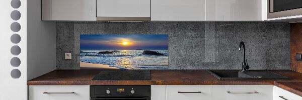 Konyhapanel Sunset tengeren