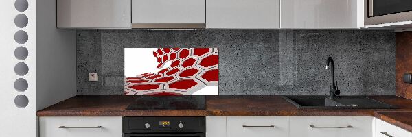 Konyhai fali panel 3d absztrakció