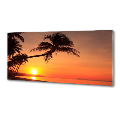 Konyhapanel Sunset beach