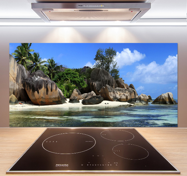 Konyhapanel Seychelles panoráma