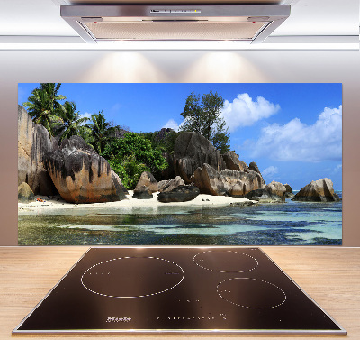 Konyhapanel Seychelles panoráma