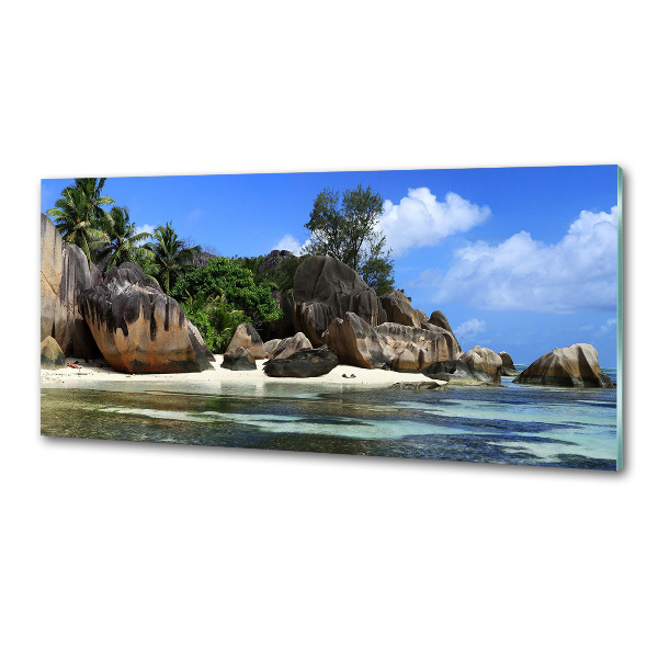 Konyhapanel Seychelles panoráma