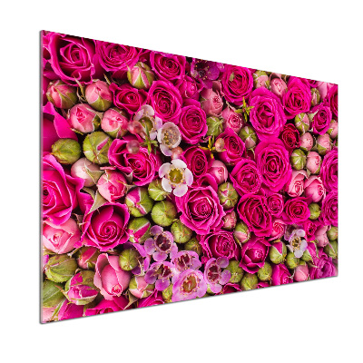 Konyhai falburkoló panel Roses