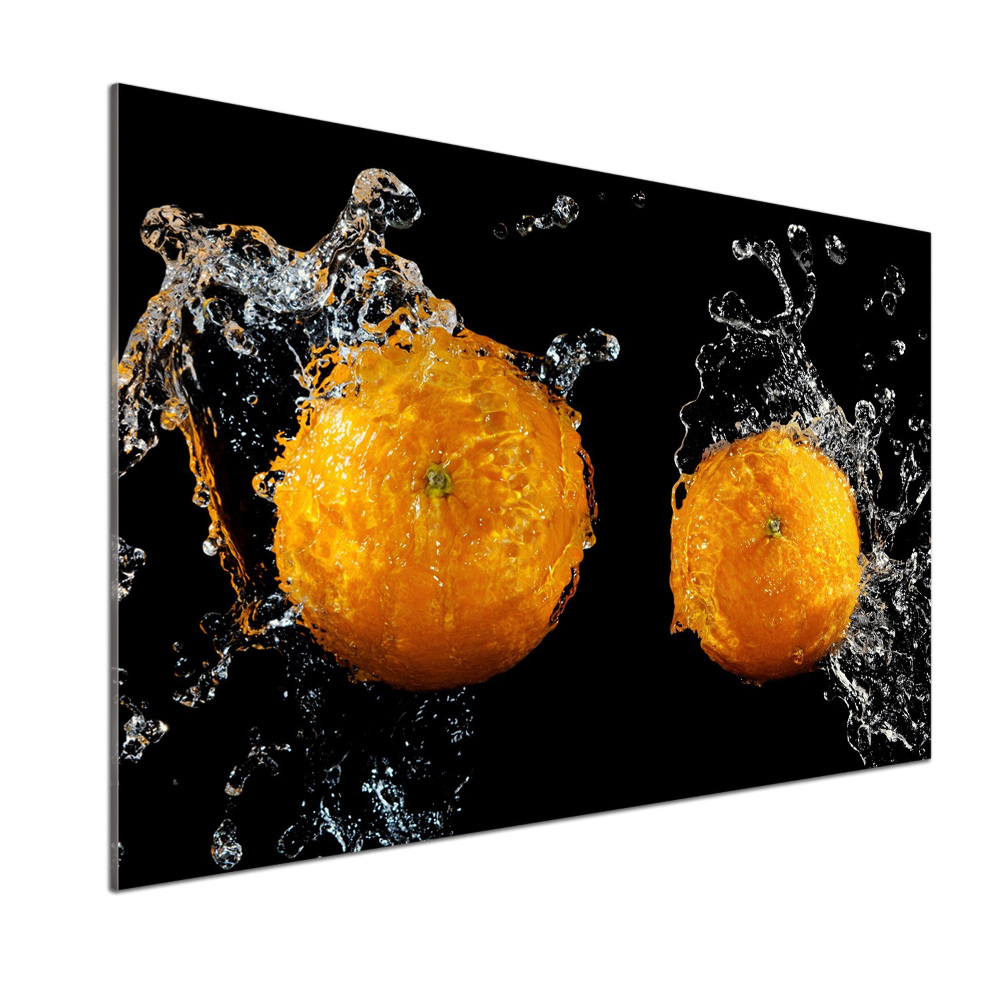 Konyhai dekorpanel Narancs és víz