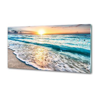 Konyhapanel Sunset beach