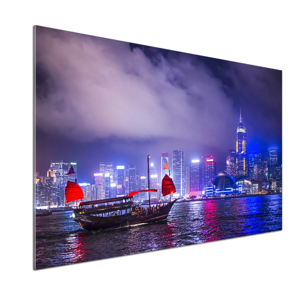 Konyhapanel Hong kong éjjel