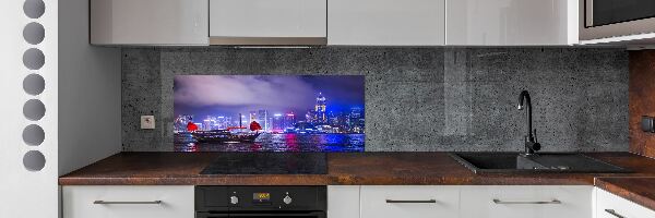 Konyhapanel Hong kong éjjel