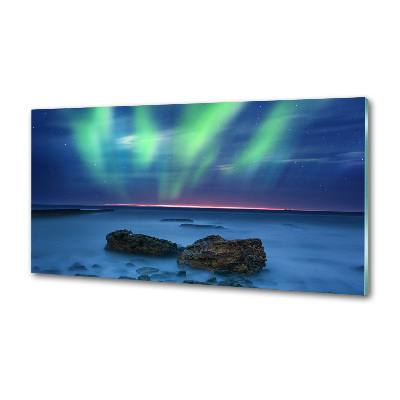 Hátfal panel konyhai Aurora borealis