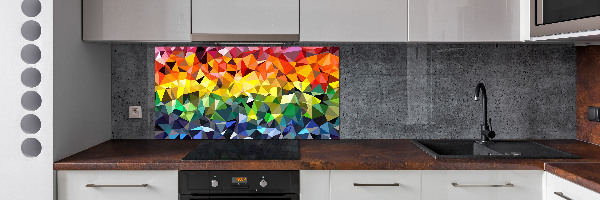 Konyhai fali panel Geometriai háttér