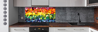 Konyhai fali panel Geometriai háttér