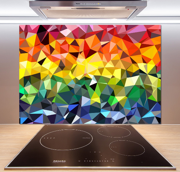 Konyhai fali panel Geometriai háttér