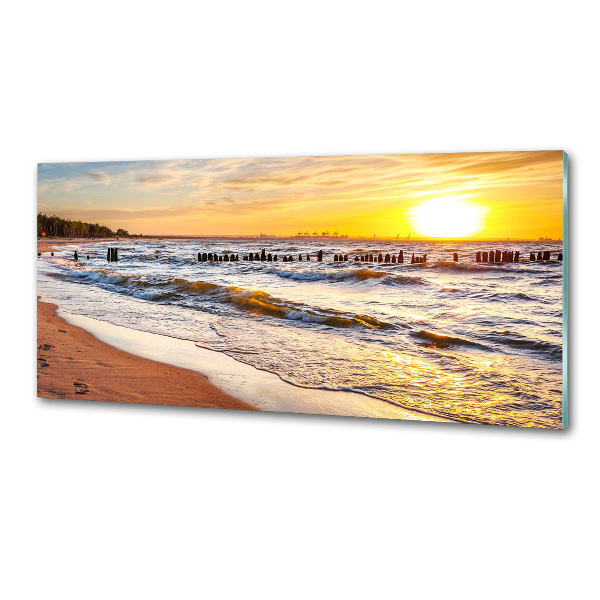 Konyhapanel Sunset beach