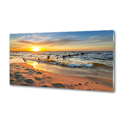 Konyhapanel Sunset beach