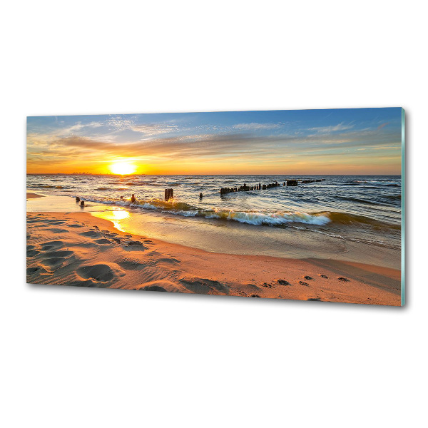 Konyhapanel Sunset beach