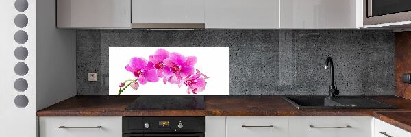 Konyhai falburkoló panel Rózsaszín orchidea