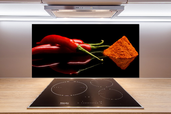 Konyhai dekorpanel Chilli és cayenne