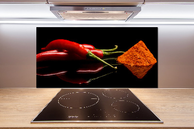 Konyhai dekorpanel Chilli és cayenne