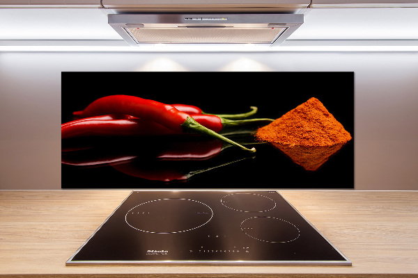 Konyhai dekorpanel Chilli és cayenne