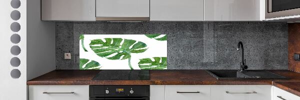 Konyhai hátfalpanel Monstera