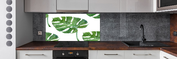 Konyhai hátfalpanel Monstera