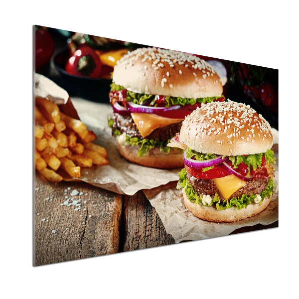 Konyhai dekorpanel Hamburger