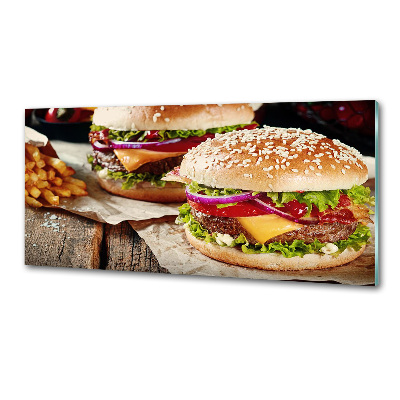 Konyhai dekorpanel Hamburger